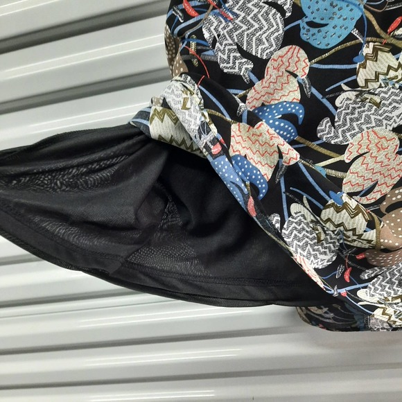 Entro Dress Womens Size Medium Floral Sleeveless Casual Mini Lined - Picture 4 of 6